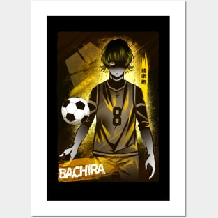 Attack of Silhouette Bowl Cut Bachira Posters and Art